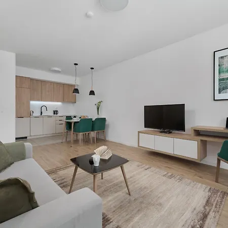 Stylish Na Grobli With Balcony By Renters Apartman Wrocław